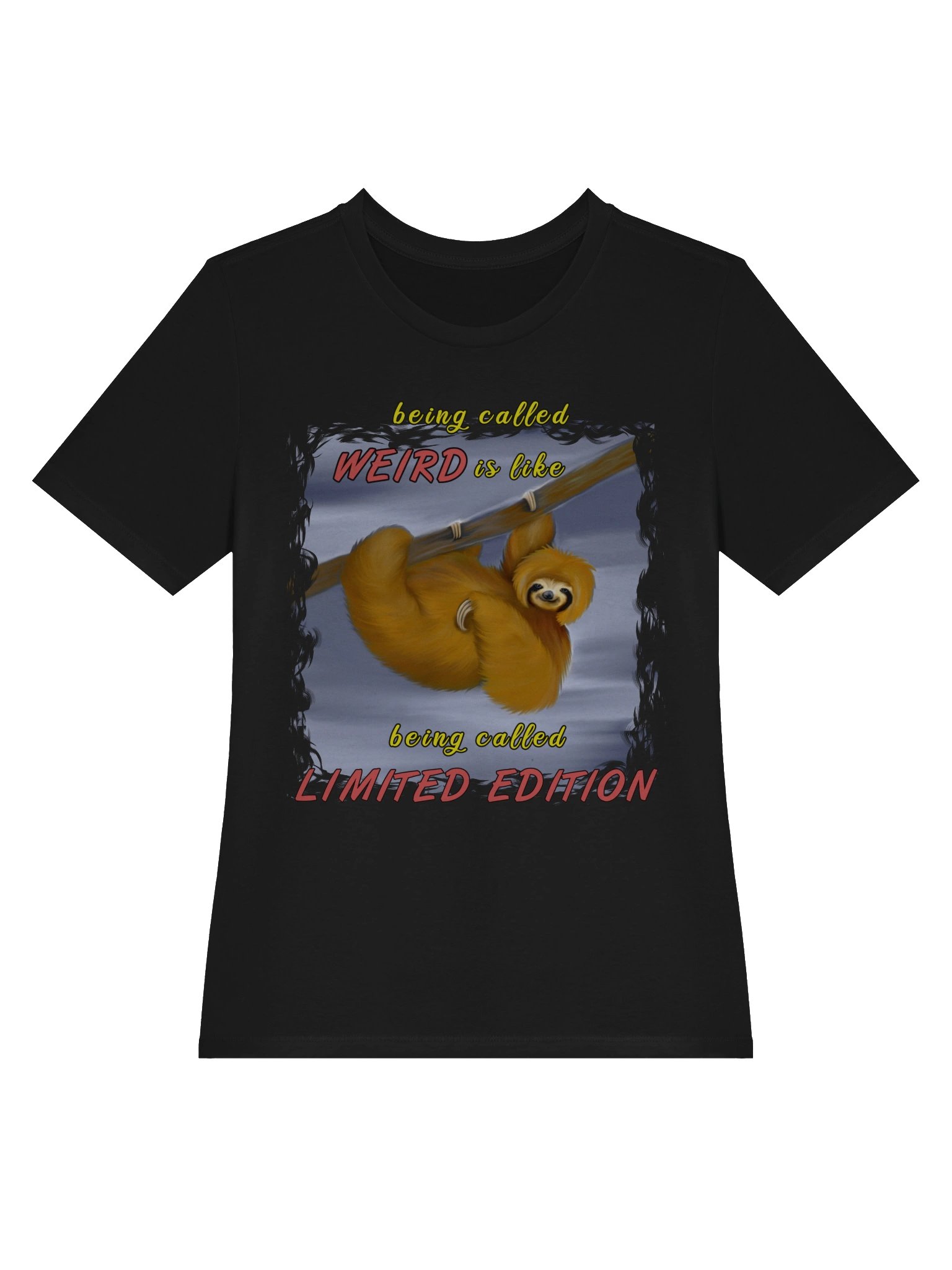 Sloth "LIMITED EDITION" T-Shirt. Women's Bella+Canvas Supersoft Relaxed-fit T-Shirt product image (2)