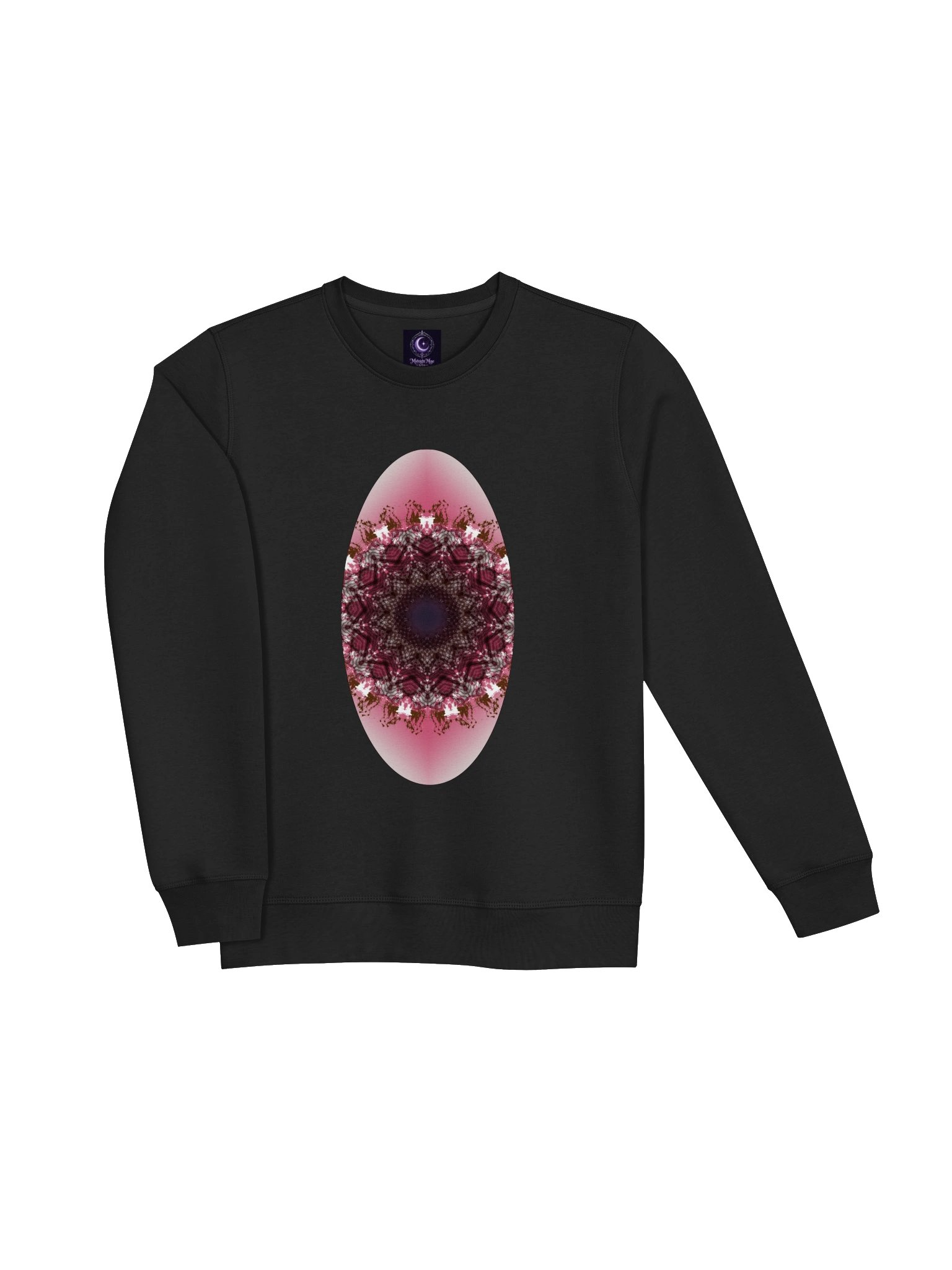 Emberlace Oval – Fall Mandala Sweatshirt in Maroon & Soft Pink Glow product image (7)