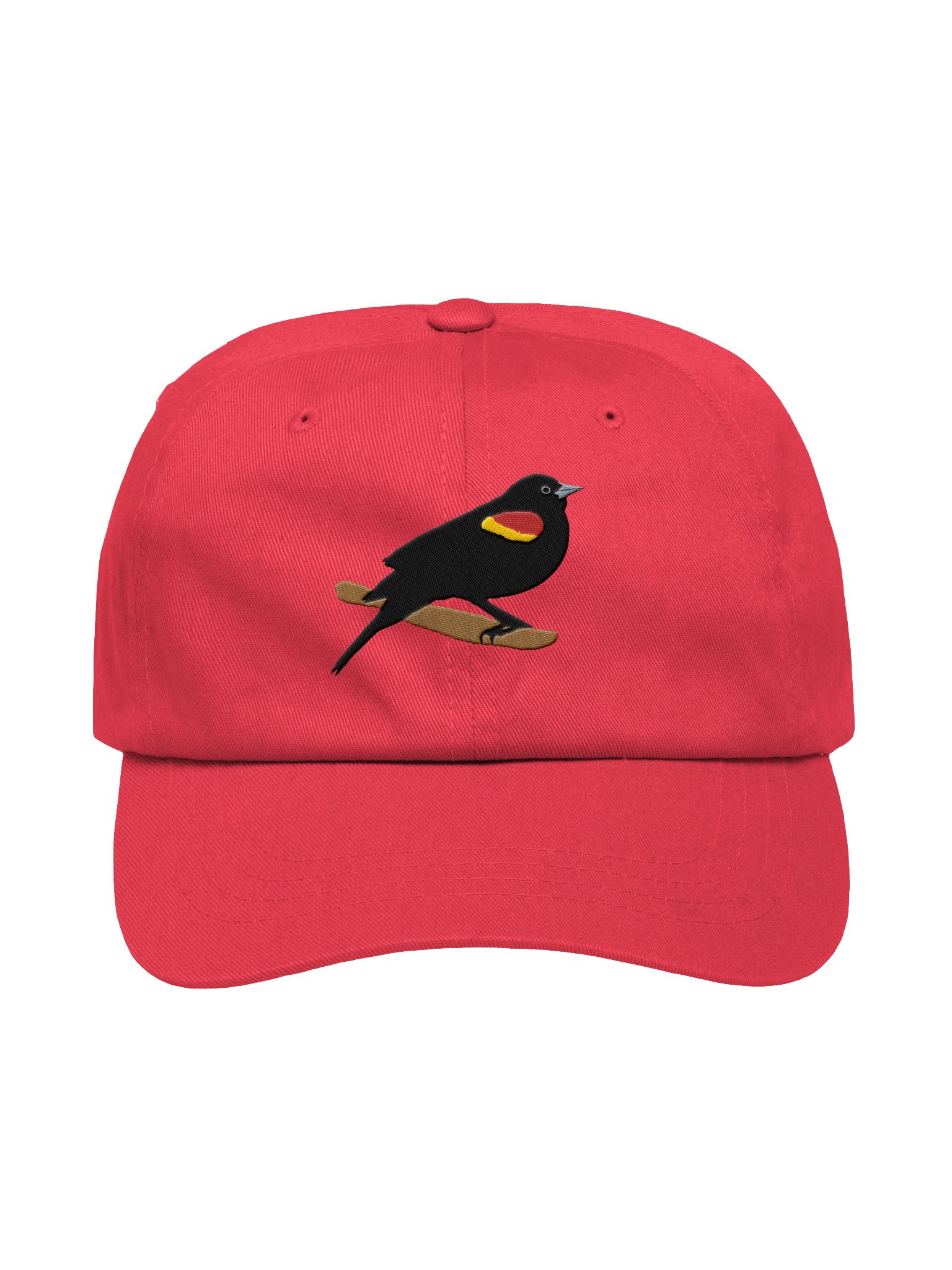 Red-winged Blackbird Embroidered Dad Hat | Marsh Bird Cap | Bird Lover Gift product image (17)