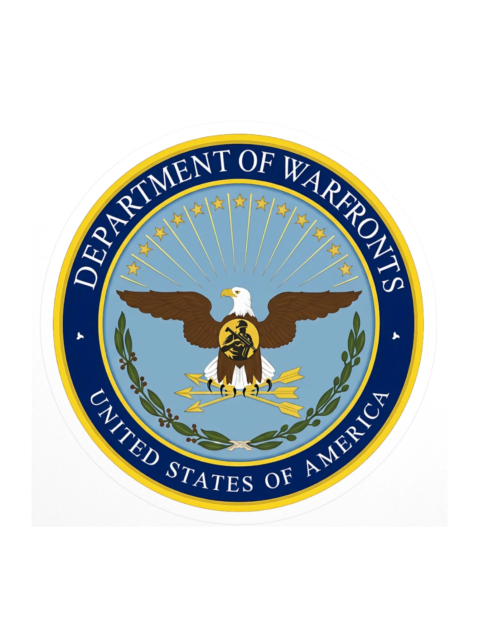 Department of WarFronts Sticker — DWR-04
