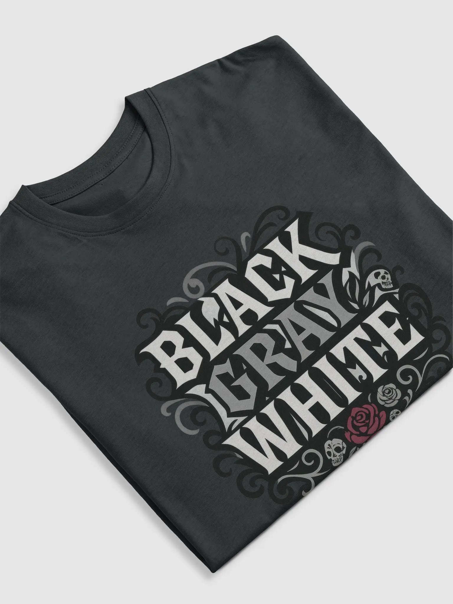 Gothic Swirls & Roses Men's T-shirt product image (10)