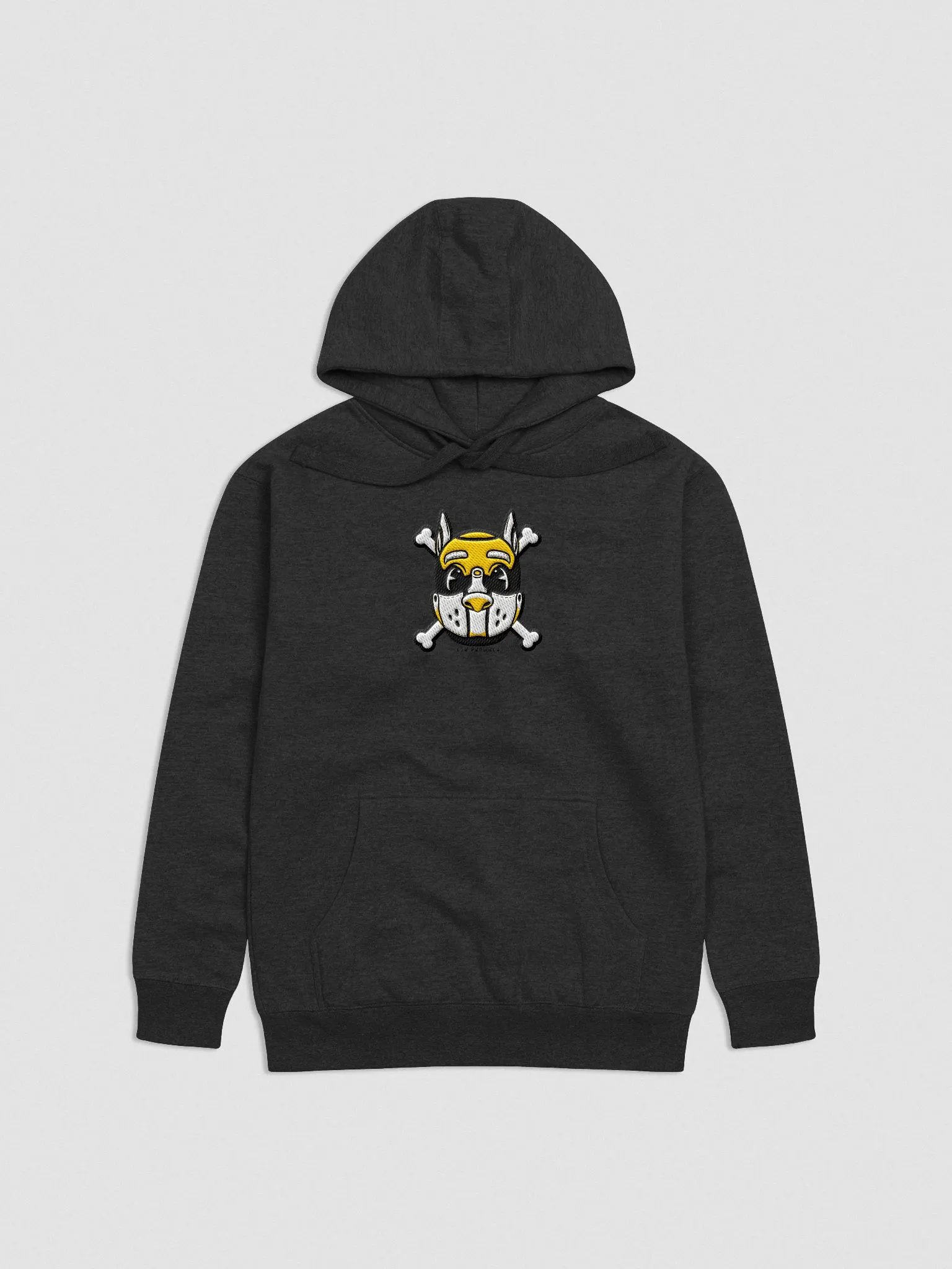 Rubberhose Pup 'n Bone YELLOW - Embroidered Hoodie product image (2)