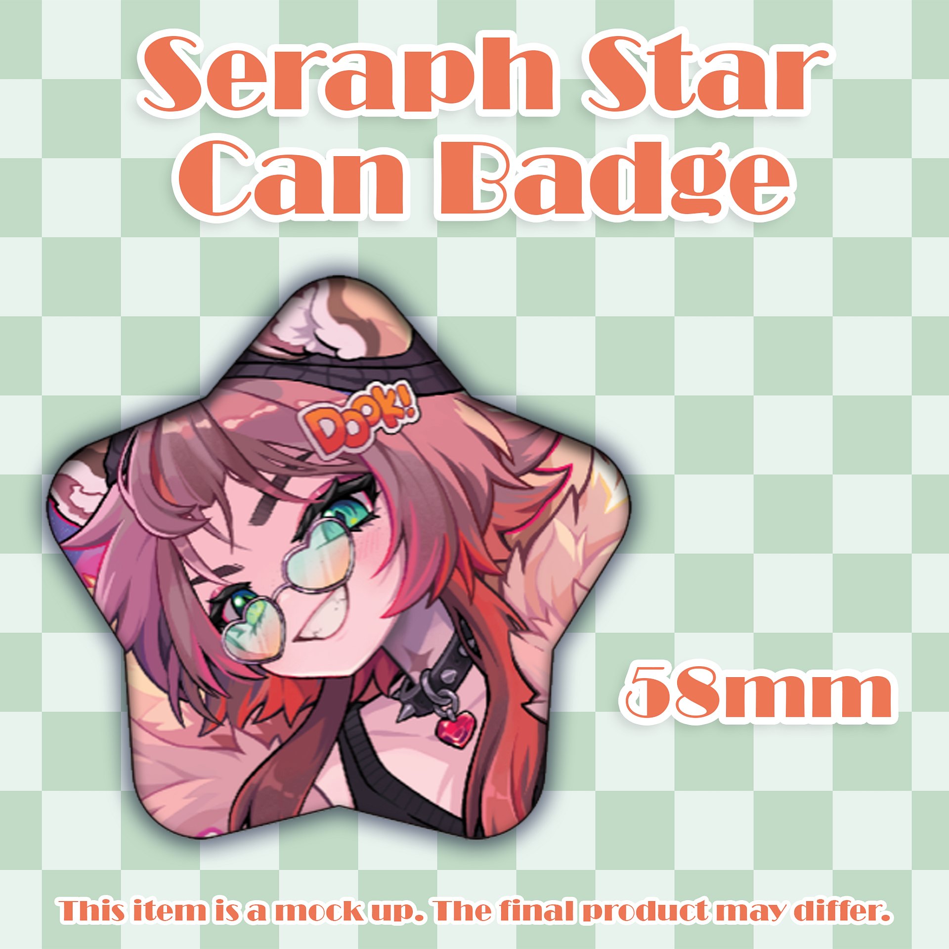Smitten Seraph Star Can Badge [PREORDER] product image (2)