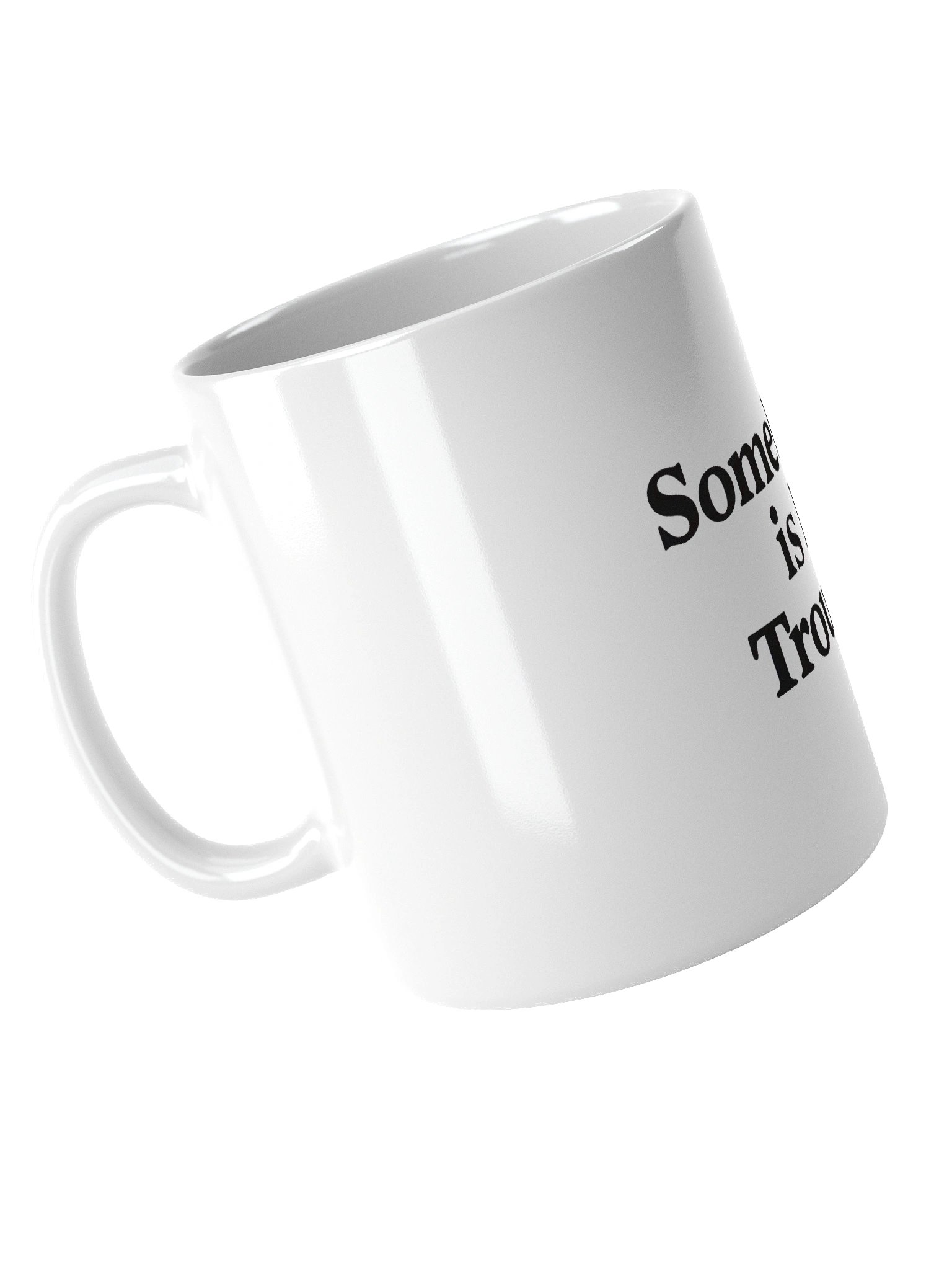 Bold Trouble White Mug product image (12)