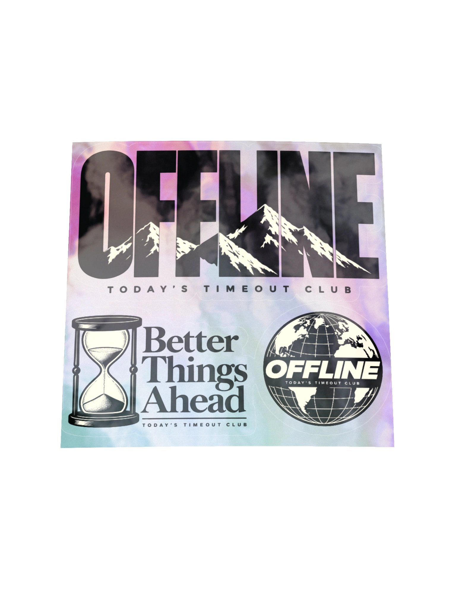 Today’s Timeout Holographic Sticker Set 2 product image (1)