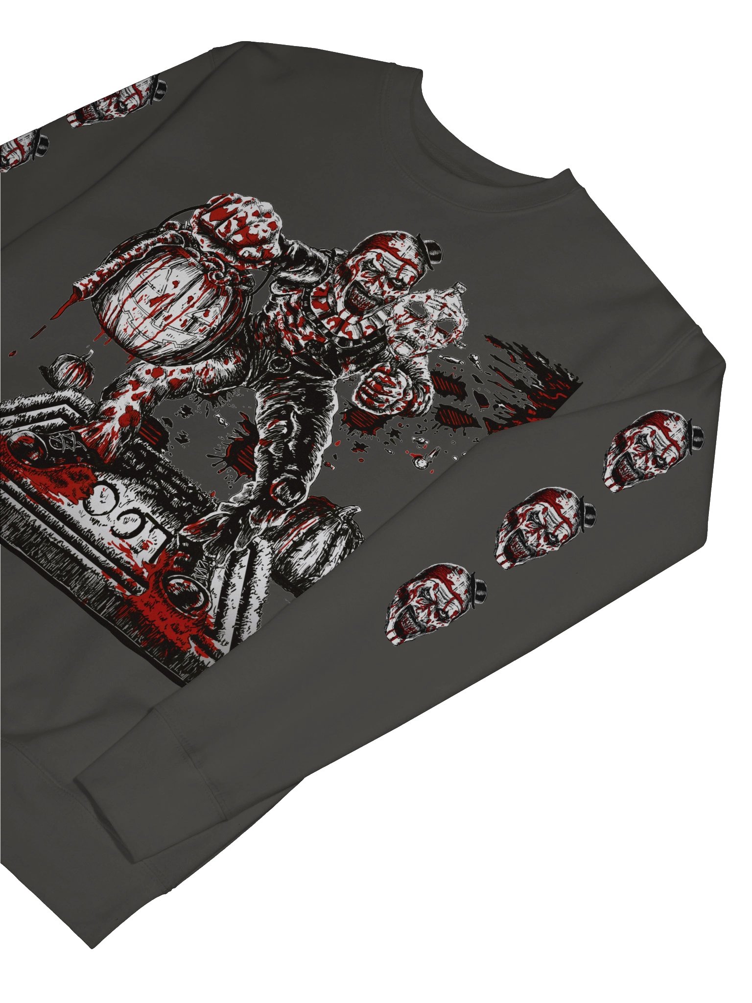 Trick or Treat with Art the Clown- Bloody Version- Unisex SweatShirt product image (37)