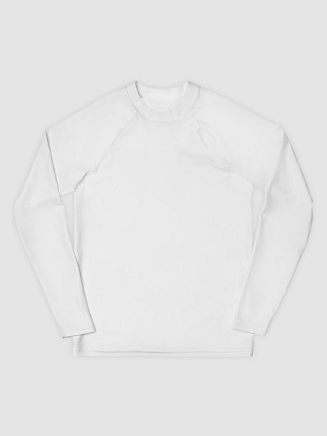 Photo showing All-Over Print Youth Rash Guard