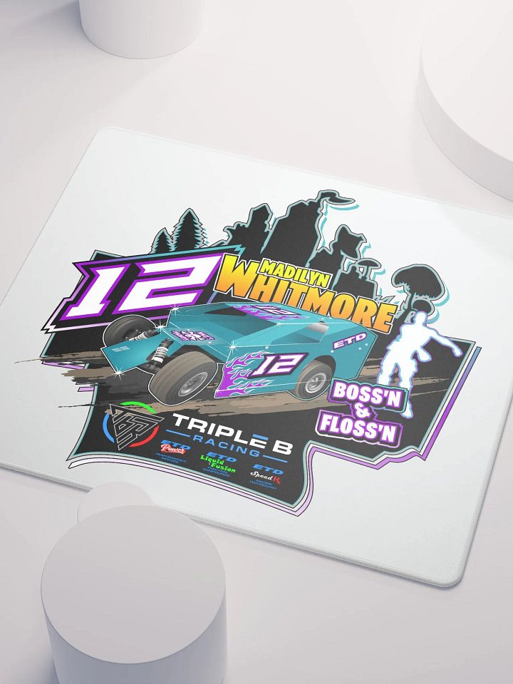 Madilyn Whitmore Mudboss Mousepad (Light Grey) product image (1)