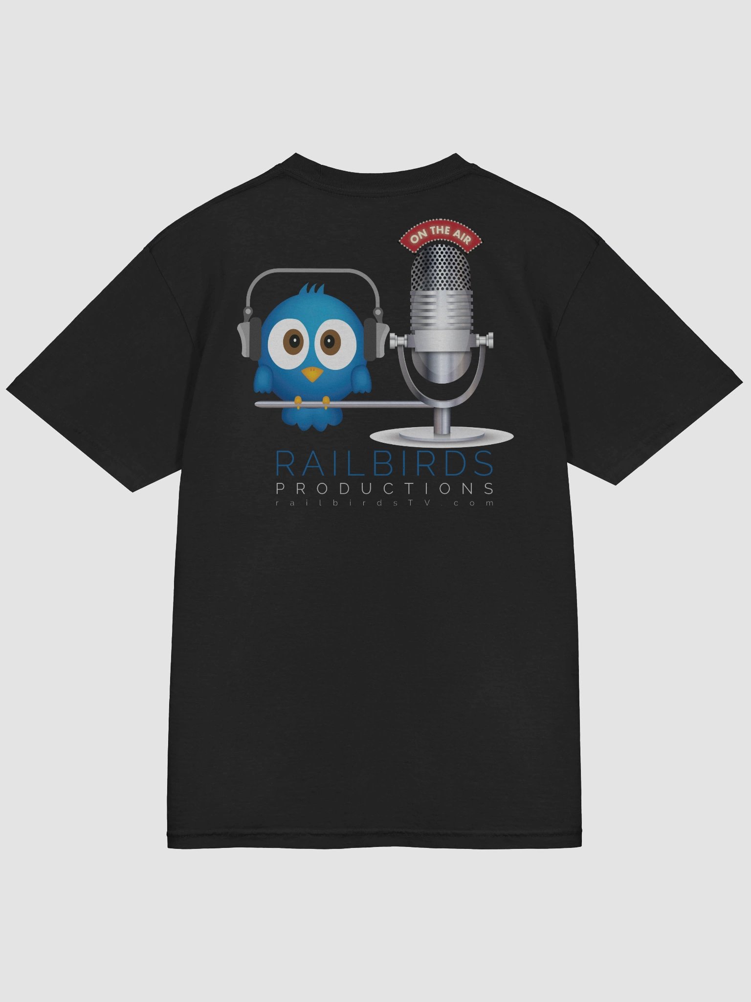 Unisex Black Railbirds Heavyweight Tee product image (4)