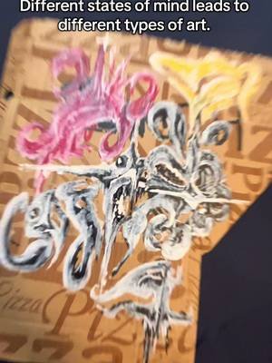 Different states of mind leads to different types of art, interesting isn’t it? #art #artist #paintings #swothism 