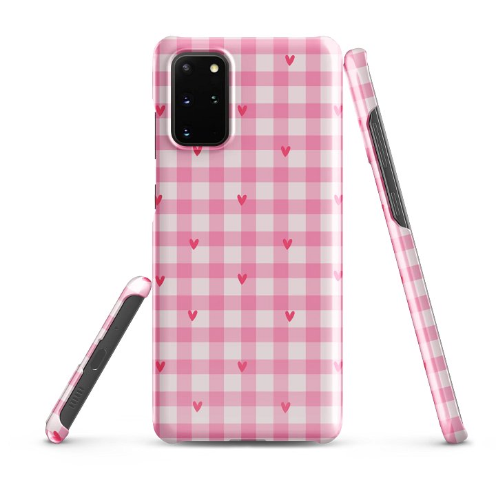 Be Mine Gingham Samsung® Snap 20 Plus, 20 FE, 20 Ultra, 20, 21 FE, 21, 21 Plus, 21 Ultra, 22, 22 Plus, 22 Ultra, 23, 23 Ultra, 23 Plus, 24 Plus, 24, 24 Ultra, 25 Plus, 25 Ultra, 25 Cases. product image (2)