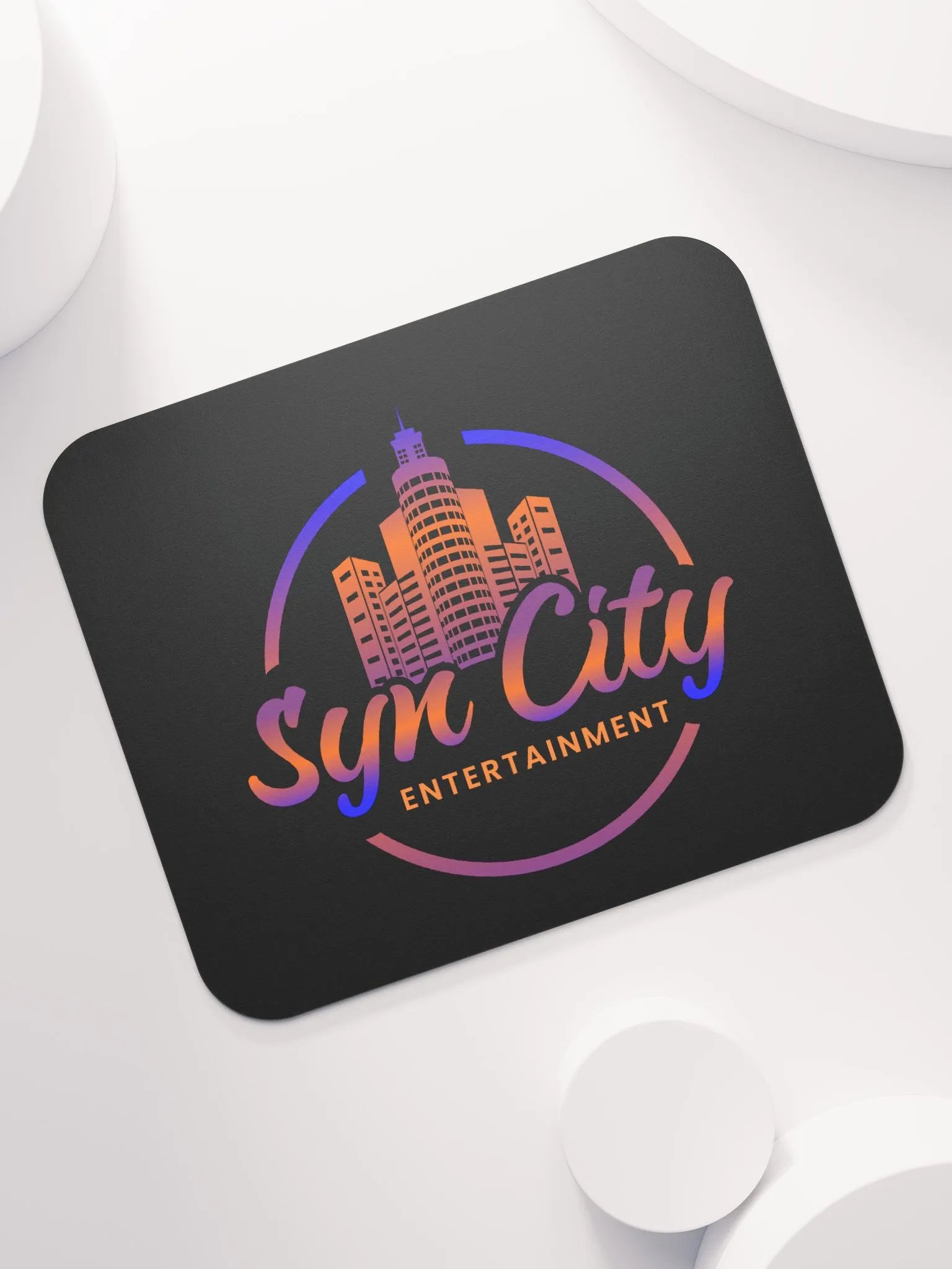 SCE Logo On Black Mouse pad product image (7)