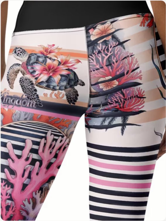 Marine Sunset-yoga leggings product image (4)