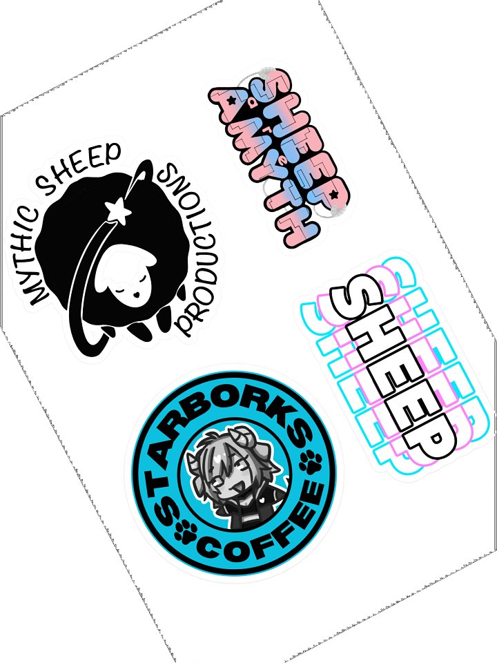 Sheep sticker sheet product image (1)