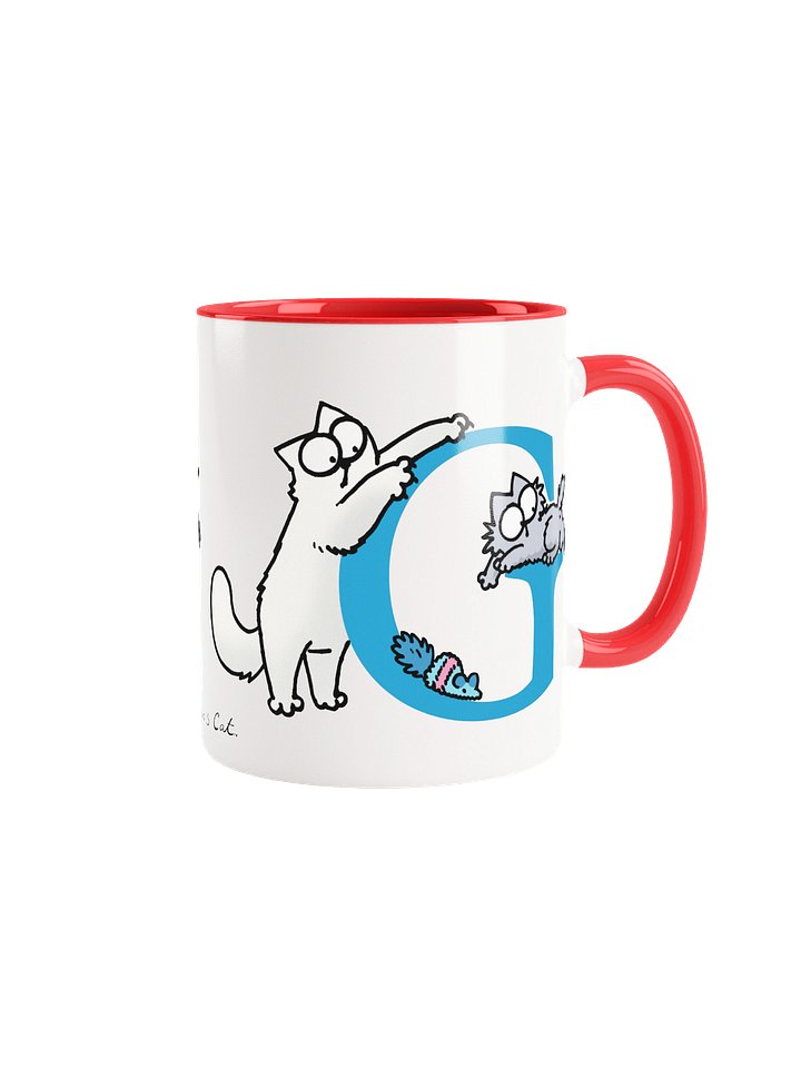 Cat Monogram Mug - G product image (2)