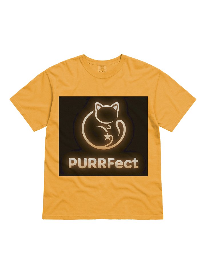 Glowing PURRFect Cat T-Shirt product image (1)