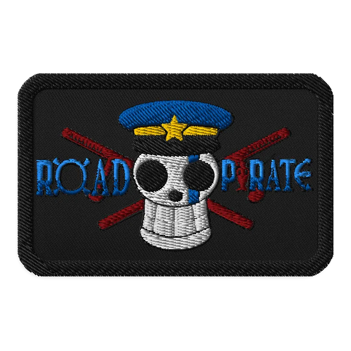 Road Pirate Skull Embroidered Patch product image (1)