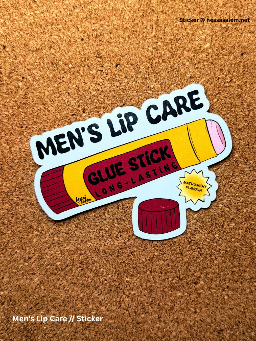 Men's Lip Care // Sticker product image (1)