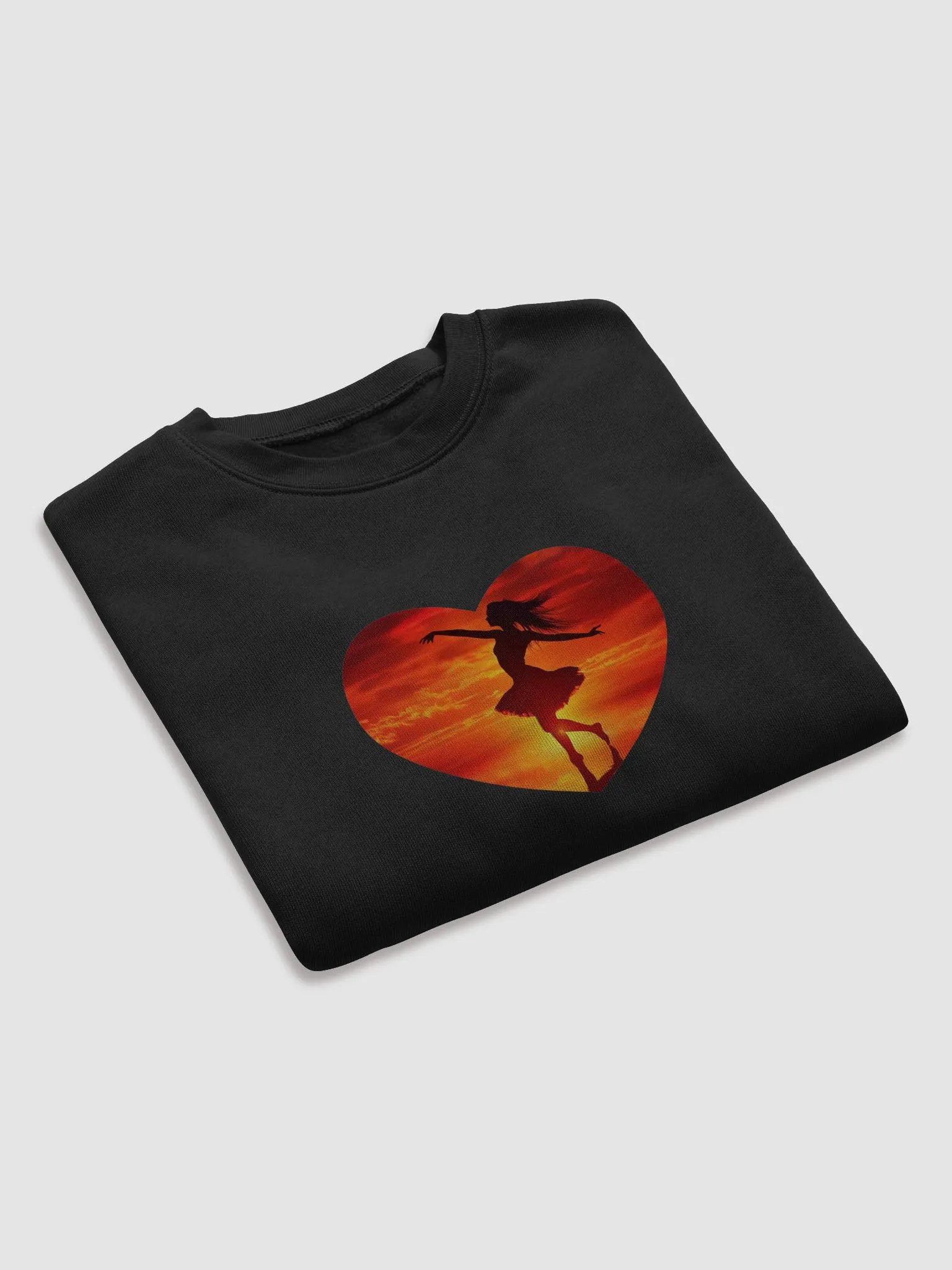 Sunset Dance Crop Top Sweatshirt product image (7)