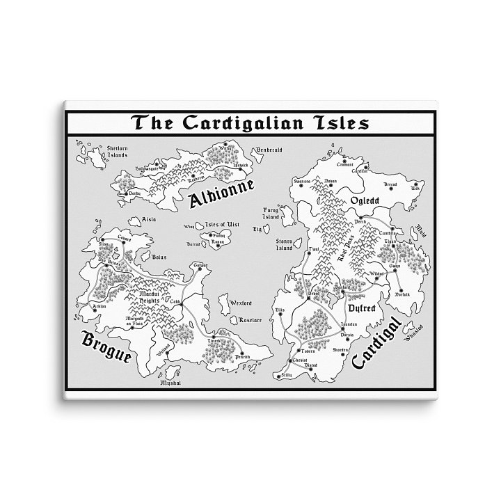 The Cardigalian Isles Canvas Print product image (1)
