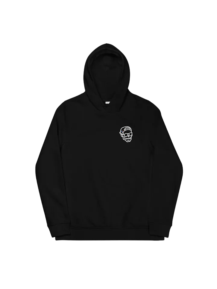 Embroidered Skull - Fitted Eco Hoodie product image (1)