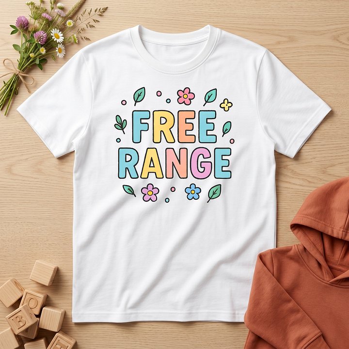 Kids: "Free Range" Organic T-Shirt product image (1)