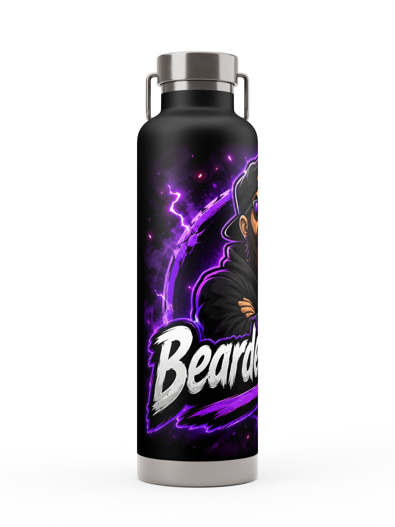 Bearded Grumpy Electric Logo Bottle product image (3)