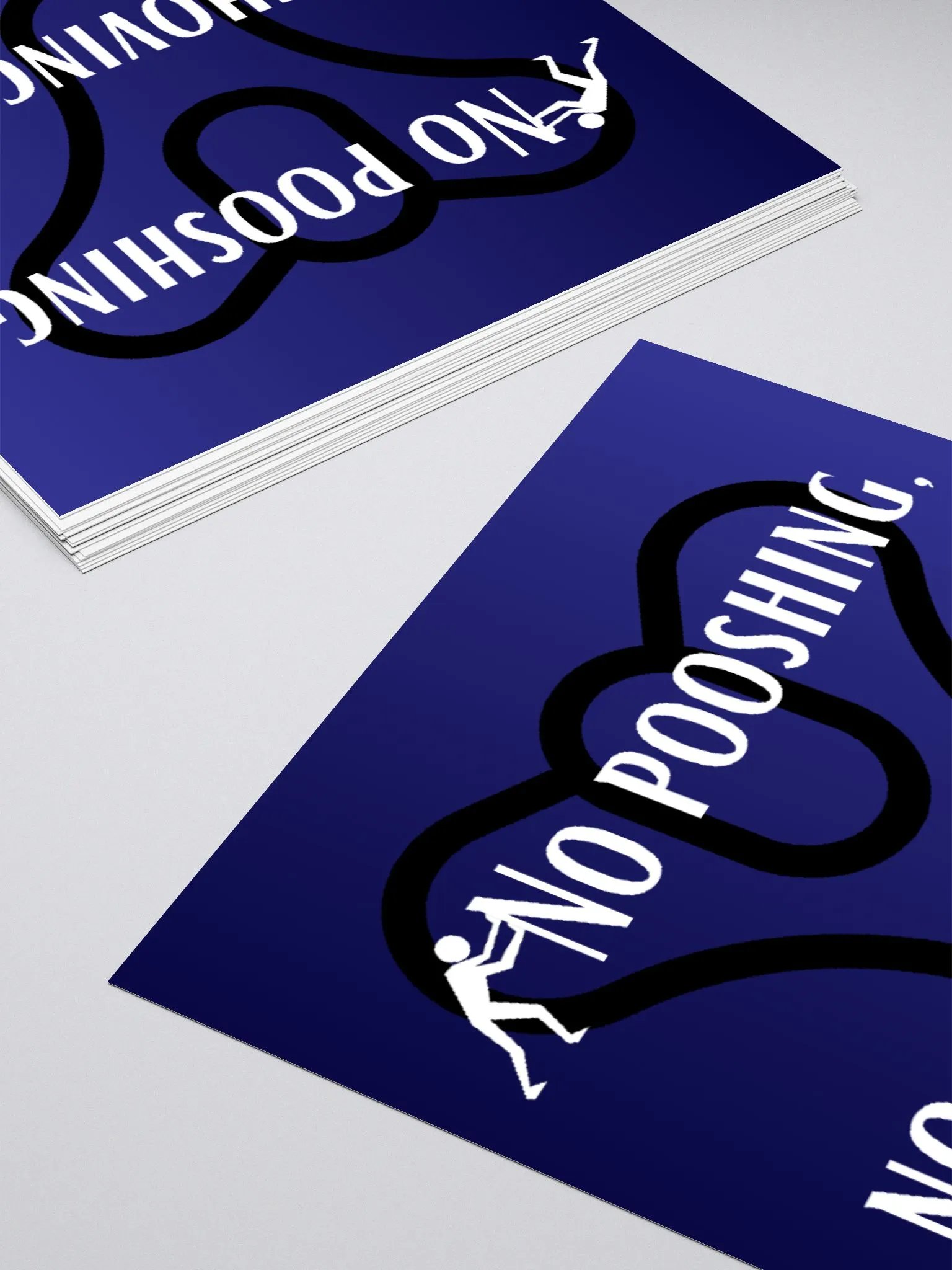 No pooshing! (Sticker) product image (7)