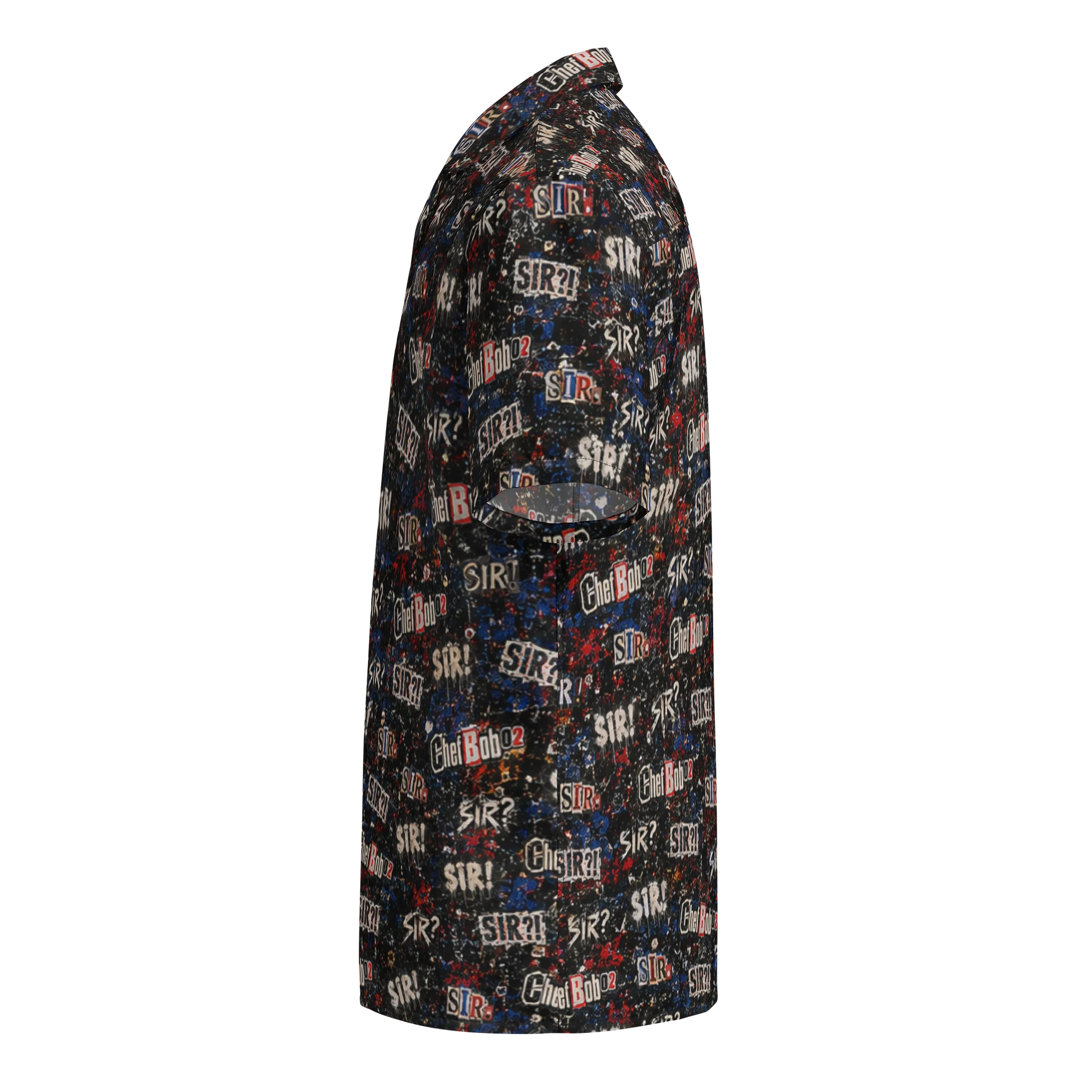 CB02 - ‘SIR’ Allover Print Button-Up product image (3)