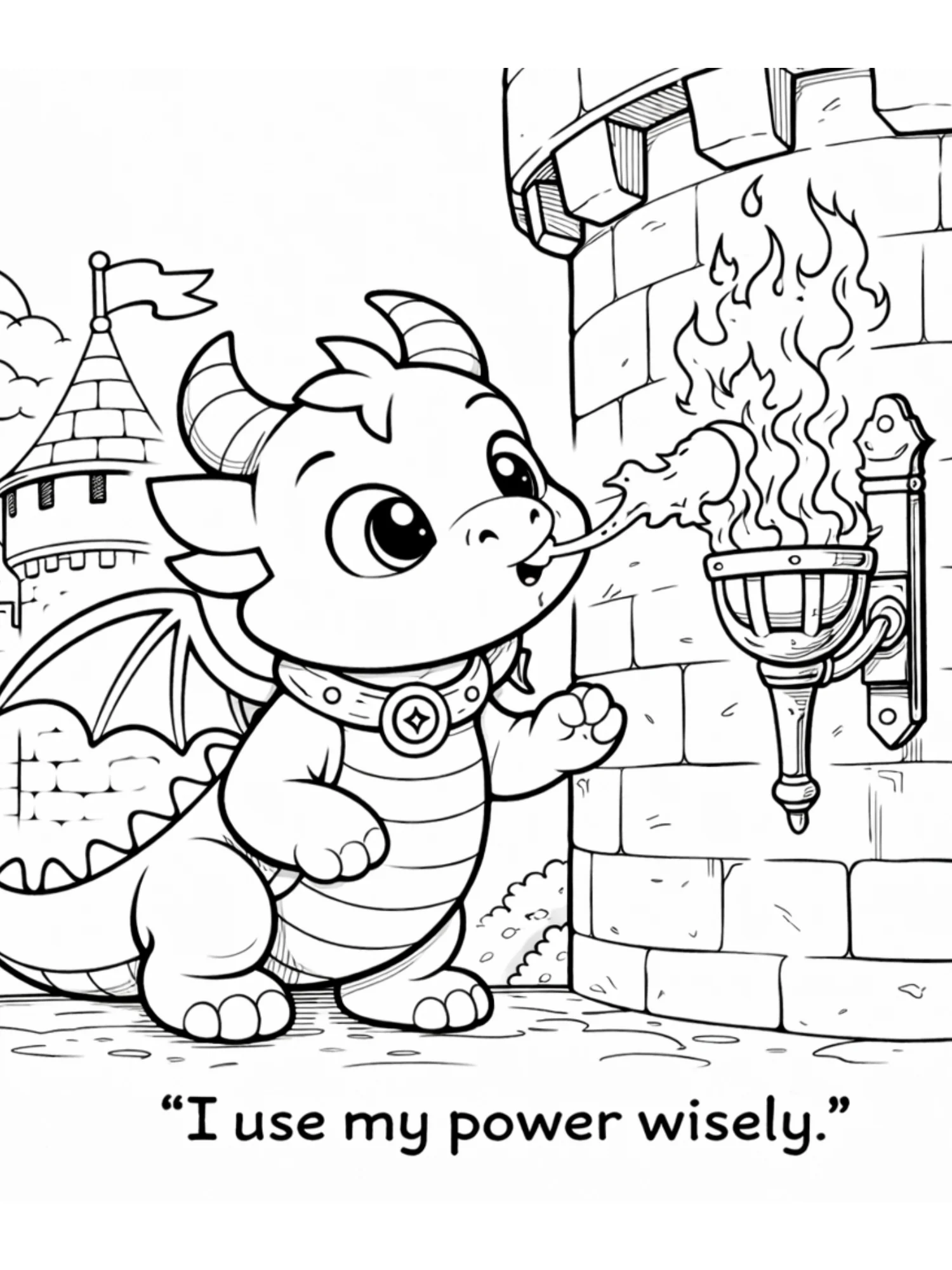 Ember the Dragon’s Castle Adventures Coloring Book product image (3)