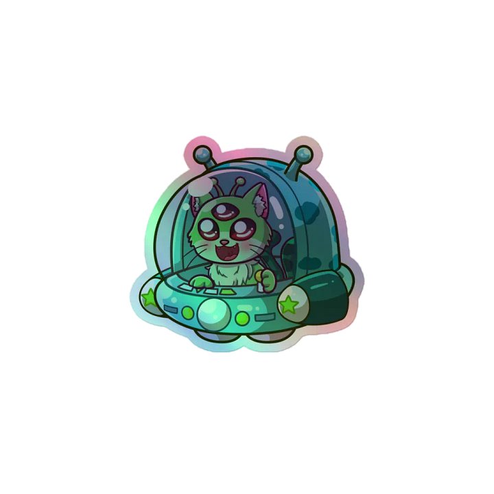 Cosmos Cat Holographic Sticker product image (1)