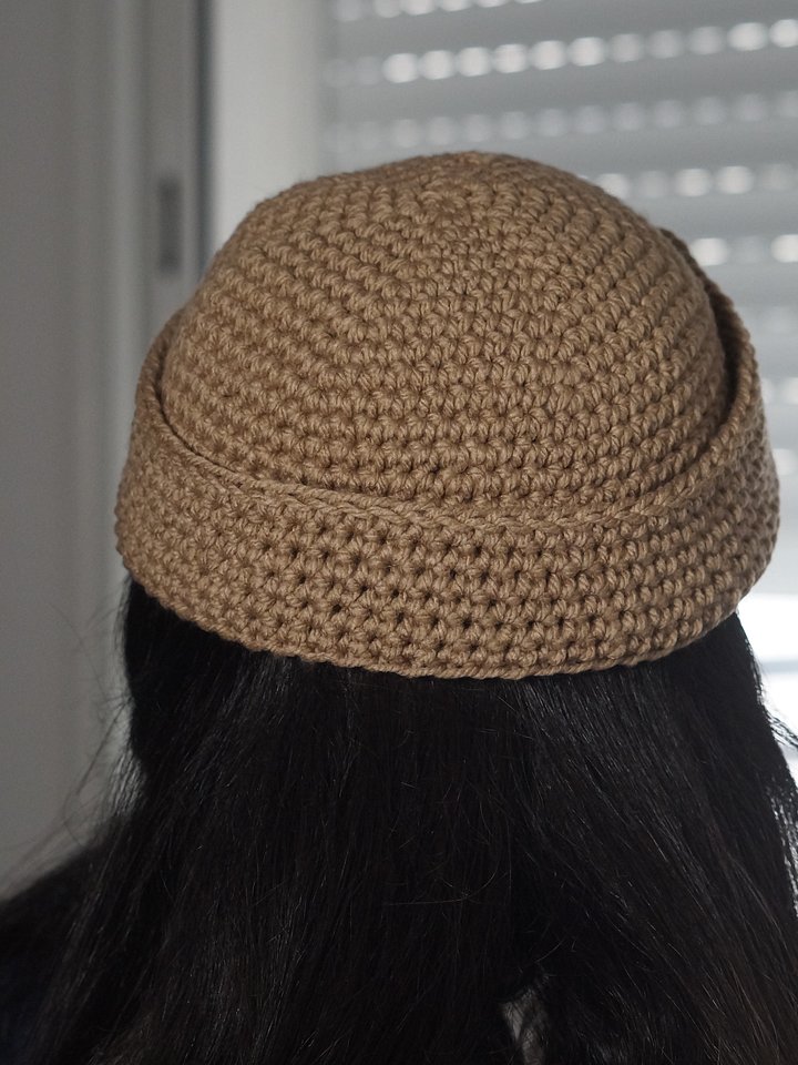 Single crochet fisherman beanie crochet pattern product image (2)