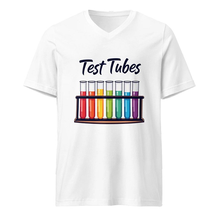 Rainbow Chemistry Test Tube T-Shirt product image (1)