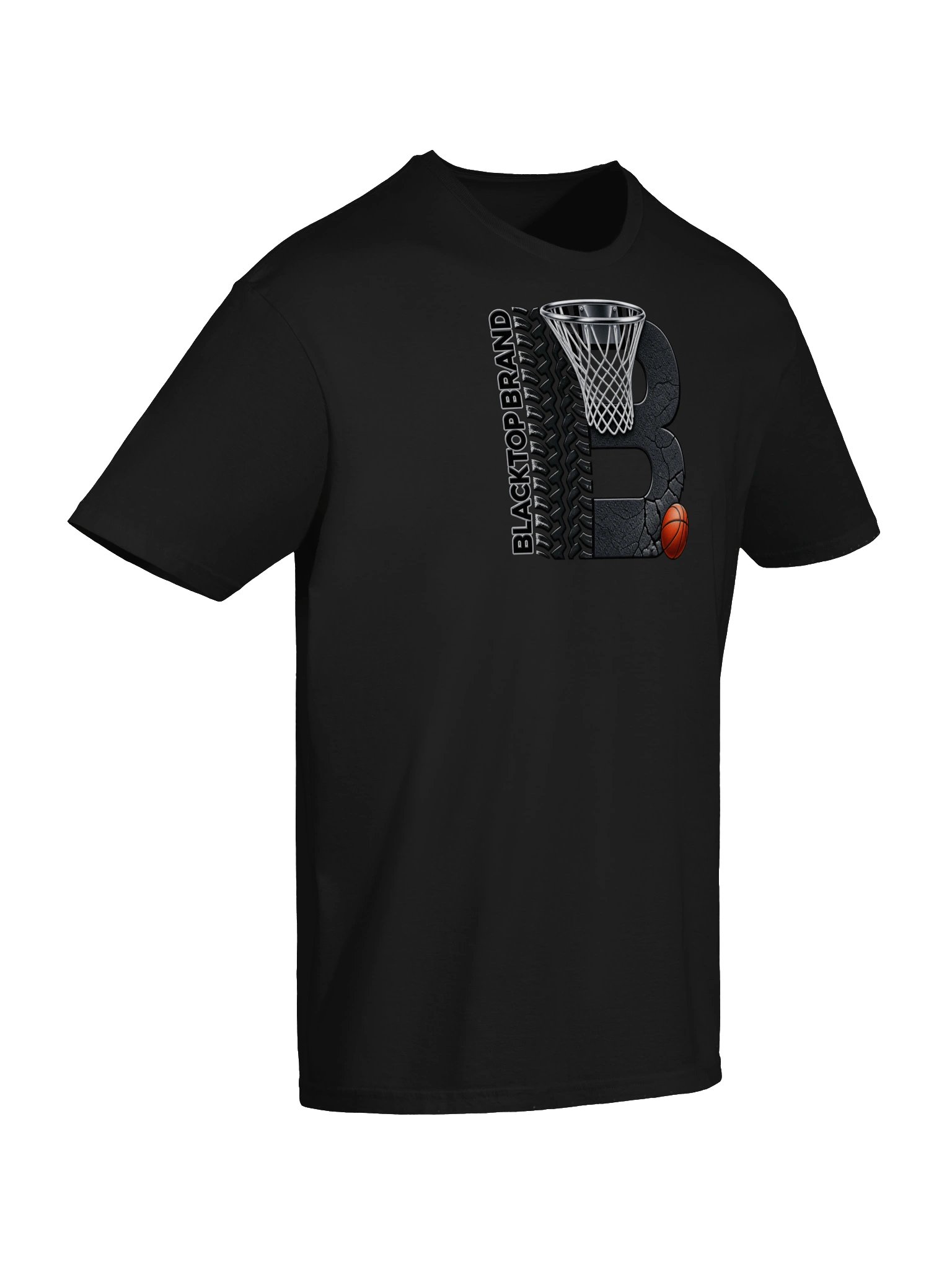 Blacktop Brand Basketball Logo Tee product image (6)