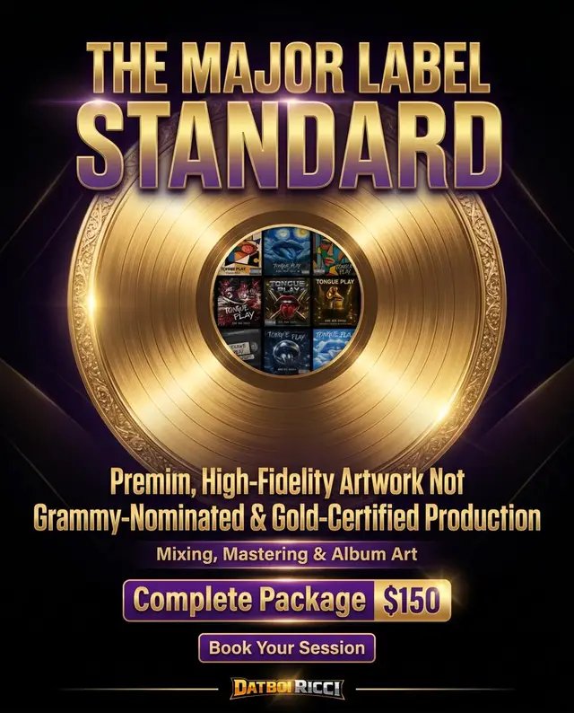 We handle your entire music journey—from first beat to final album release.