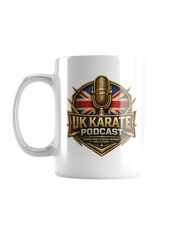 Shield Logo Ceramic Mug – UK Karate Podcast product image (1)