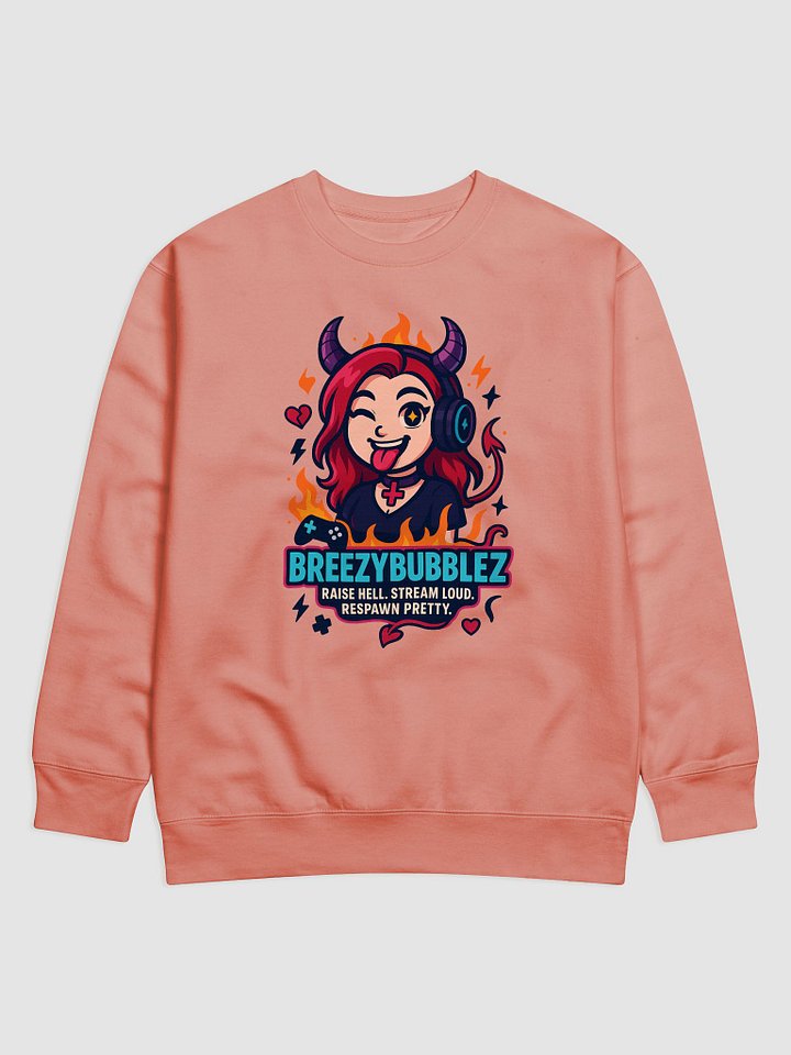 🔥 BreezyBubblez “Raise Hell” Gamer Sweatshirt 🔥 product image (1)