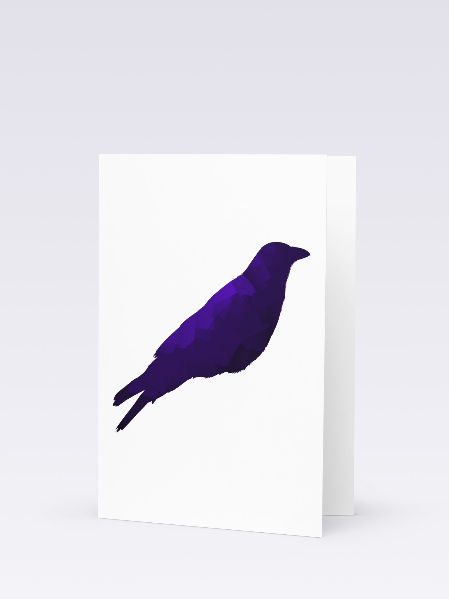 Vibrant Greeting Card - Crow product image (1)