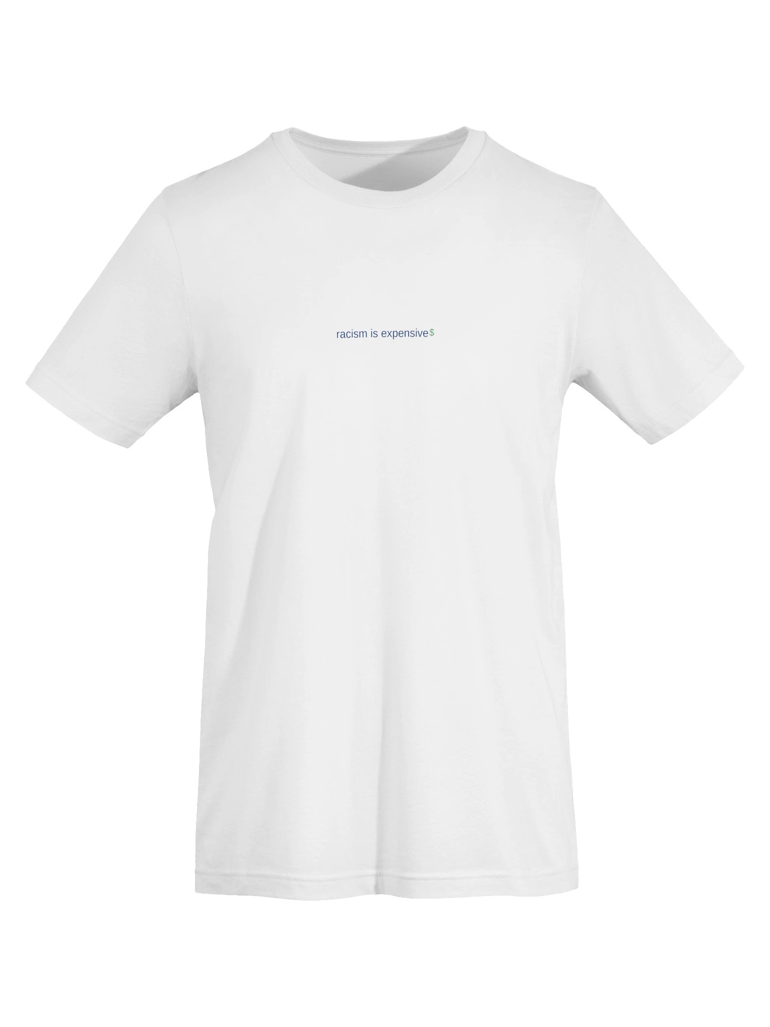 Racism Is Expensive — Minimal Tee (Light Colors) product image (5)