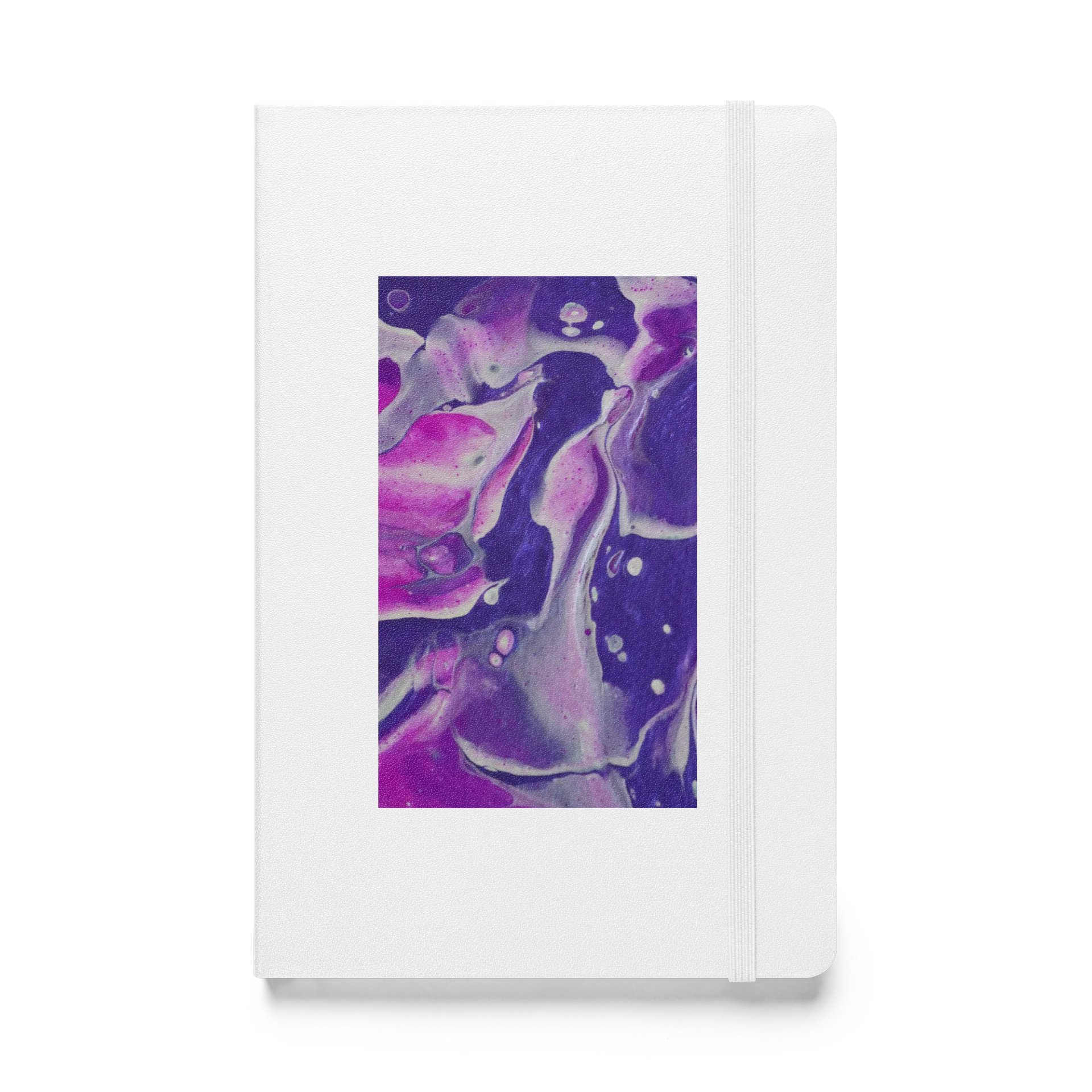 Abstract Purple Art Hardcover Journal product image (1)