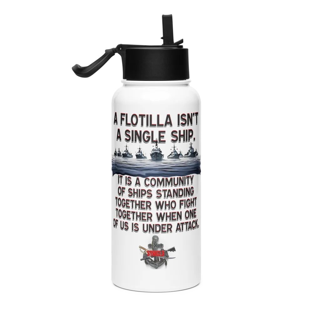 A Flotilla - Bottle w/Straw product image (4)