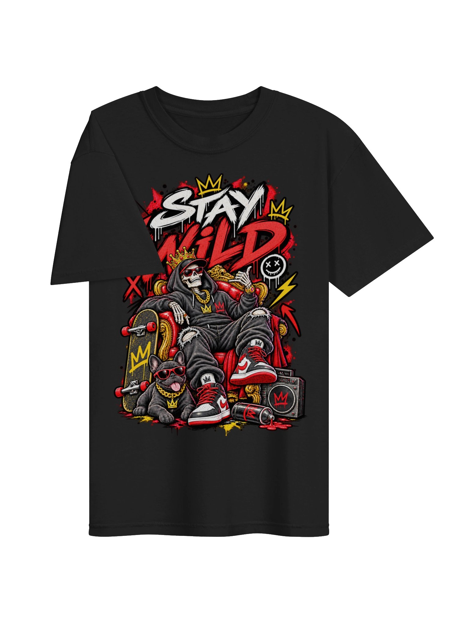 Stay Wild T-Shirt | Retro Nature Graphic Tee | Outdoor Adventure Shirt | Unisex Hiking Camping Gift product image (3)