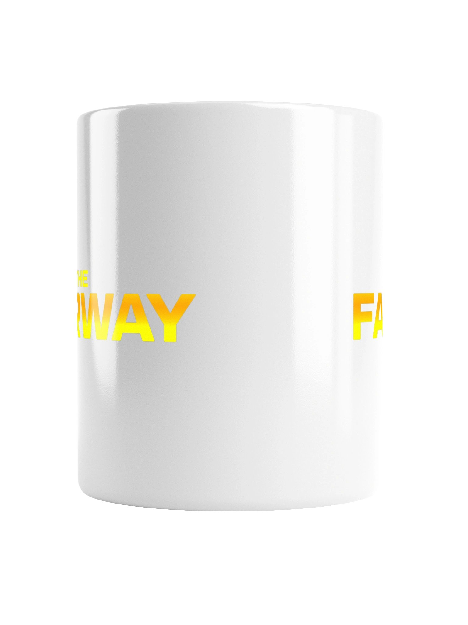 Down the Middle White Mug product image (2)