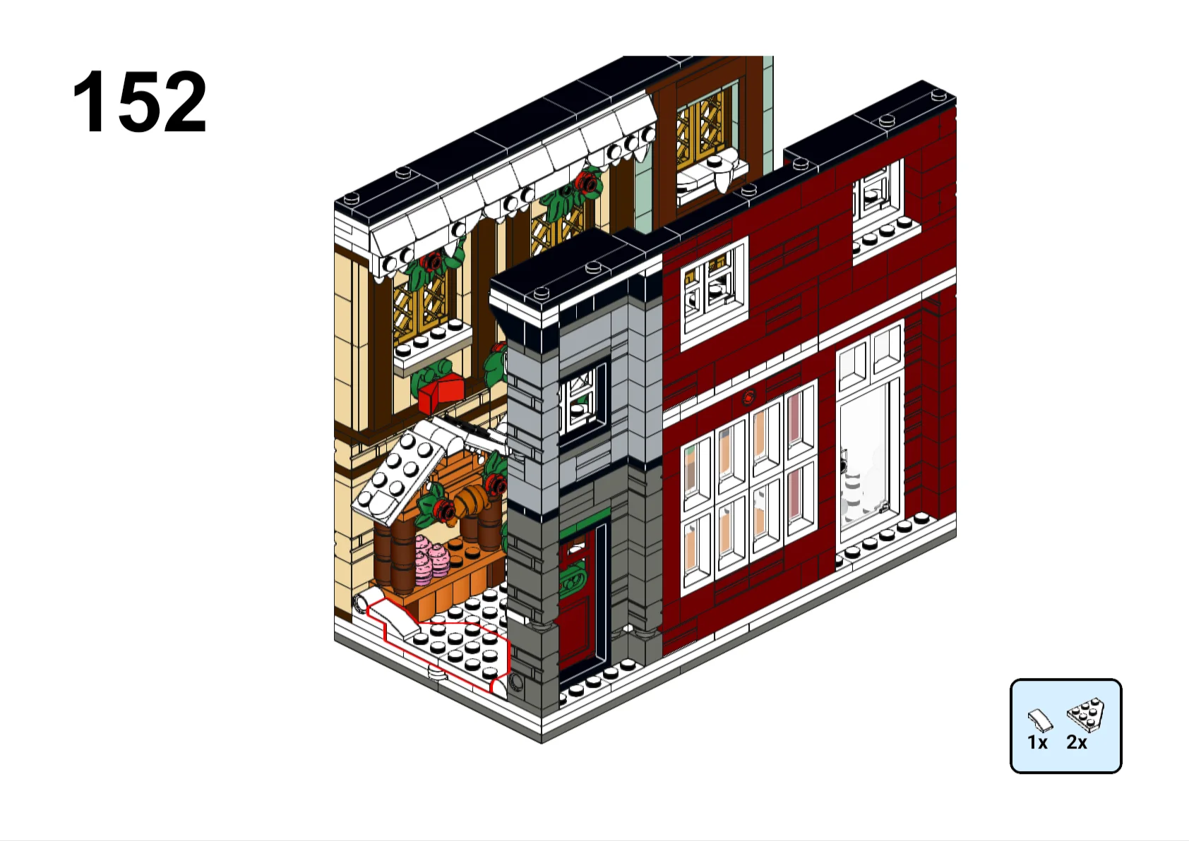 Free LEGO Building Instructions - Festive Book Nook with Phone Dock product image (4)