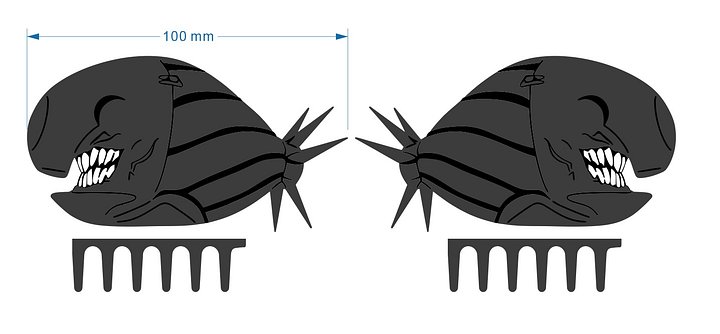 PRE ORDER Bomb Devil Hair Claw product image (2)