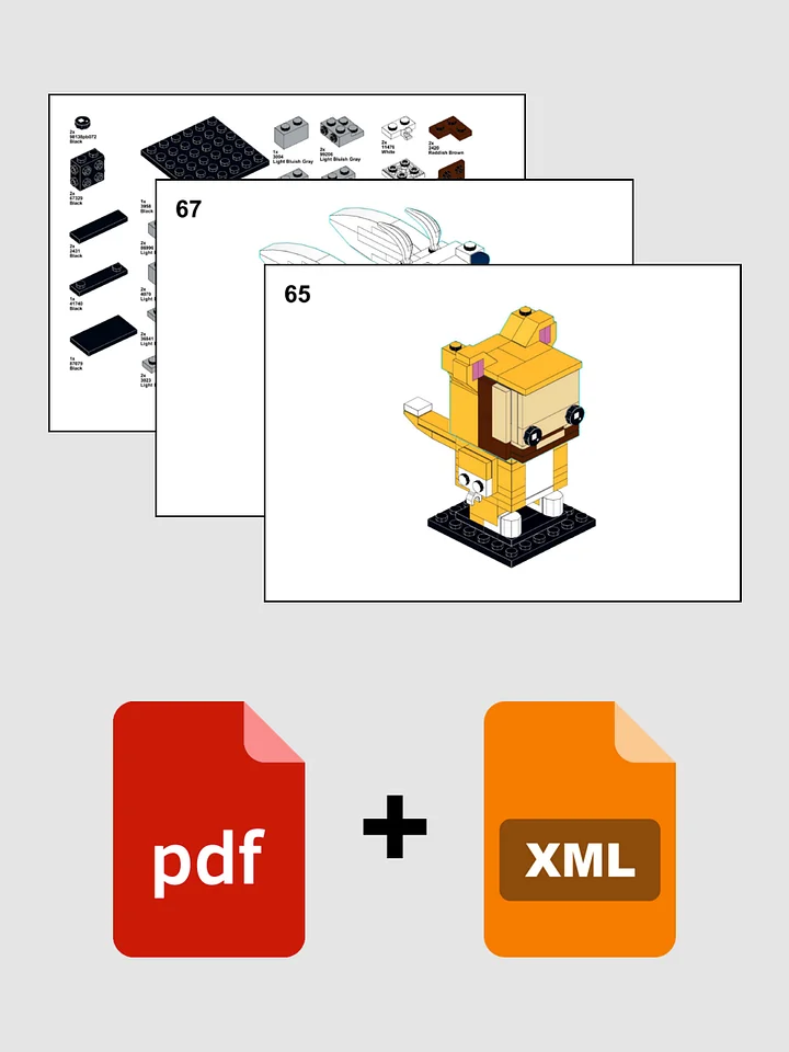 Pix Catty + Pix Bunny Combo PDF and Parts List product image (2)