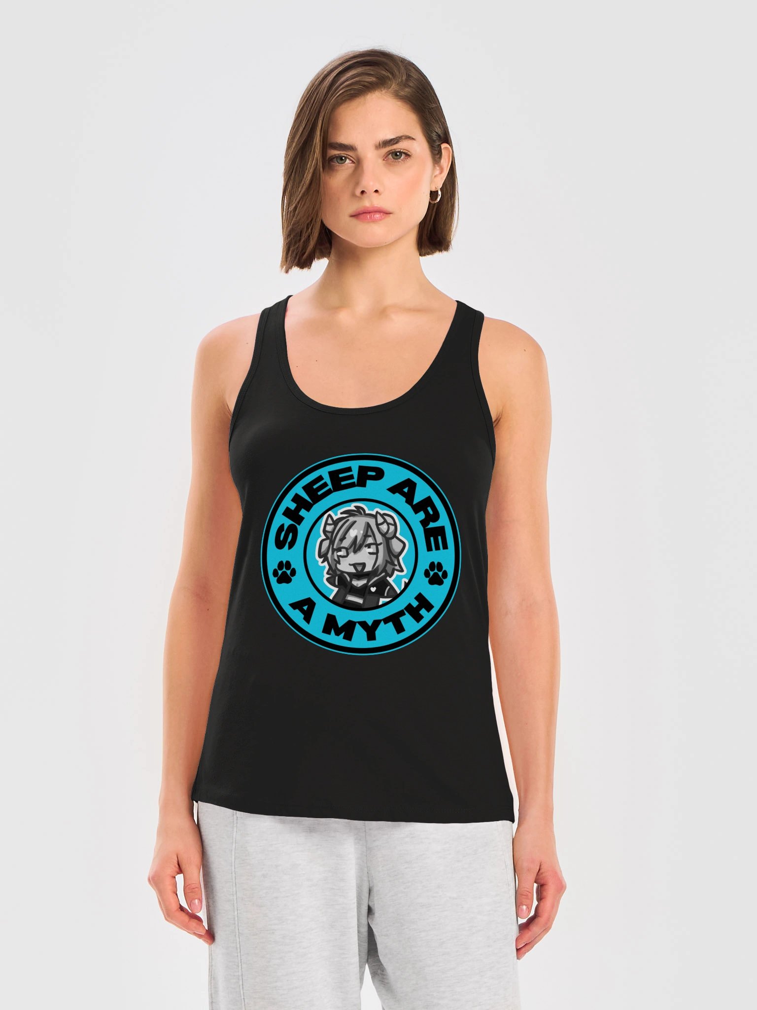 Sheep circle racerback product image (3)