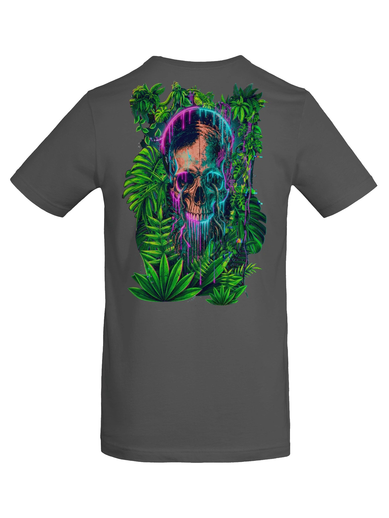 Neon Skull Jungle Tee product image (6)