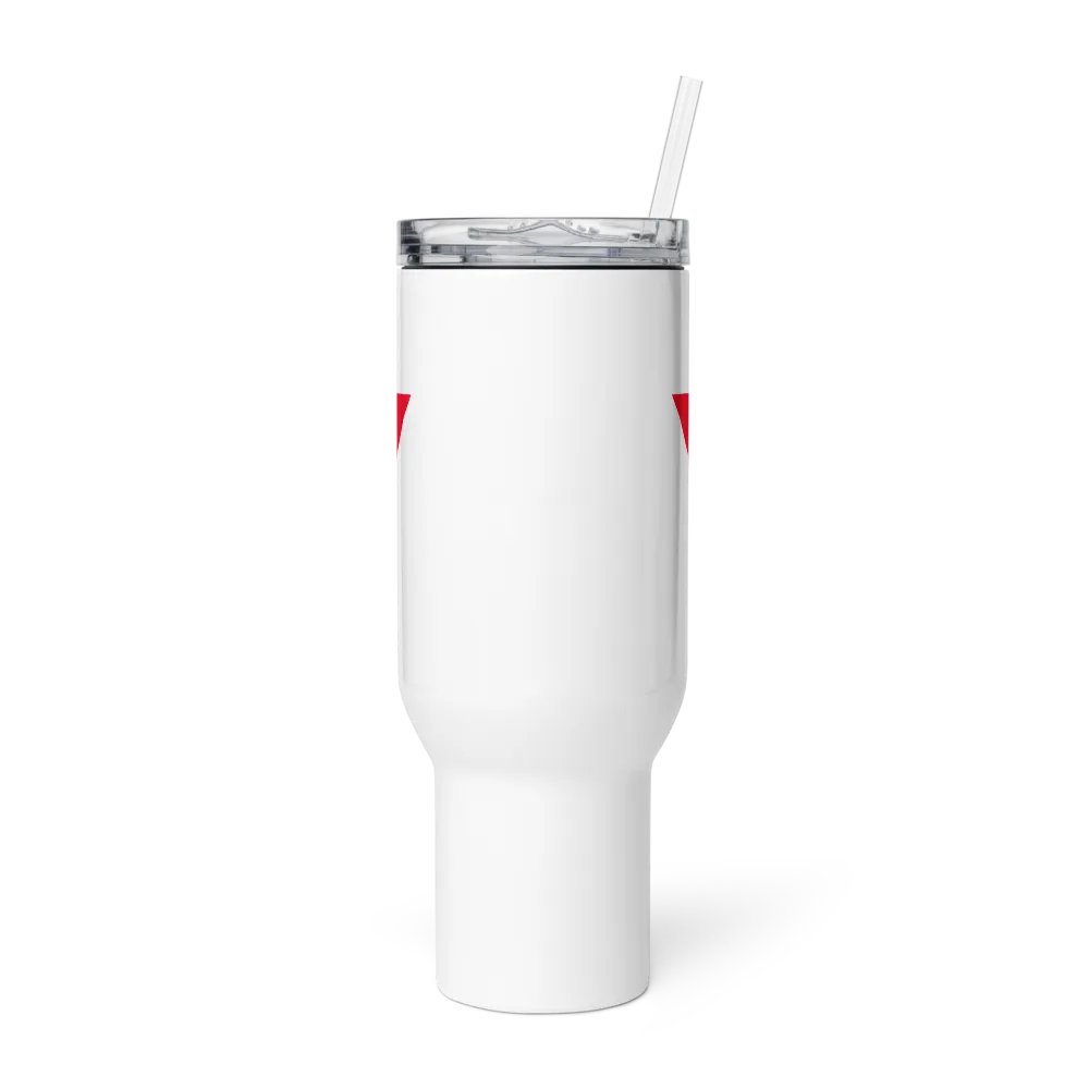 Red Triangle Palestinian Resistance Travel Mug product image (5)