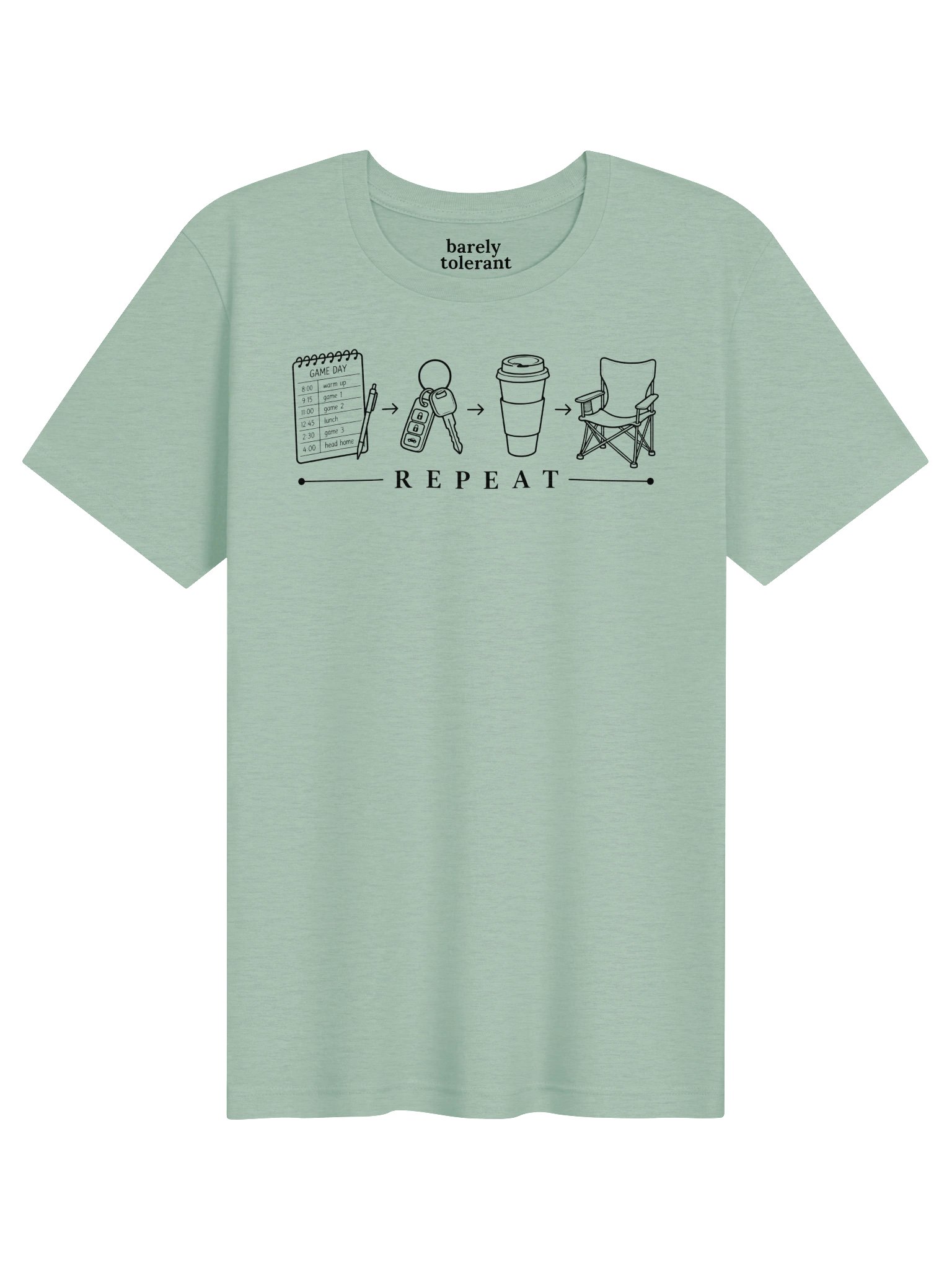 Game Day. Repeat Tee product image (2)